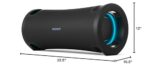 Sony ULT Field 7 Wireless Bluetooth Party Speaker, IP67 Waterproof, Powerful Bass, 30h Battery, Karaoke, Comfortable Handle, and Colorful Lights (SRSULT70), Black - Image 2