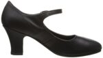 Capezio Women's Manhattan Character Shoe, Black, 11 Wide - Image 4