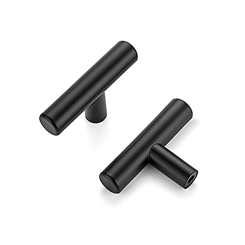 31miiwuKkPL.jpg Ravinte 2'' Cabinet Handles Stainless Steel Matte Black Kitchen Cabinet Hardware Handles of Kitchen Cupboard Handles 10 Pack - Image 1