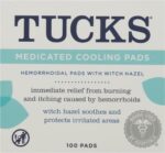 TUCKS Medicated Cooling Pads, 100 Count – Pads with Witch Hazel, Cleanses Sensitive Areas, Protects from Irritation, Hemorrhoid Treatment, Medicated Pads Used By Hospitals - Image 15