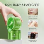 Aloderma Organic Aloe Vera Gel for Face & Body, Made within 12 Hours of Harvest, 96% Pure Aloe Vera Gel for Skin, Scalp, & Hair, Soothing Aloe Face Moisturizer, Multipurpose, Hydrating Aloe Gel, 7oz - Image 4