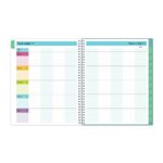 Blue Sky 2023-2024 Academic Year Teacher Weekly and Monthly Lesson Planner, 8.5" x 11", Flexible Cover, Wirebound, Dots (100330-A24) - Image 7