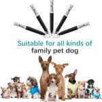 Dog Whistle, 2 Pack Adjustable Ultrasonic Dog Whistle to Stop Barking for Dogs, Recall Training, Professional Ultrasonic Silent Dog Whistle Training Control Tool for Dogs, with Black Strap Lanyard - Image 4
