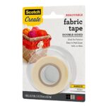 Scotch Removable Fabric Tape, 3/4 in x 180 in, 1/Pack, Removable and Double Sided (FTR-1-CFT) - Image 5