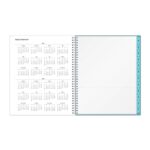 Blue Sky 2023-2024 Academic Year Teacher Weekly and Monthly Lesson Planner, 8.5" x 11", Flexible Cover, Wirebound, Dots (100330-A24) - Image 5