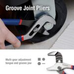 7-piece Workpro Pliers Set with Groove Joint, Long Nose, Slip Joint, Linesman, and Diagonal Pliers for DIY & Home Use - Image 7