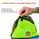 Ergodyne Chill-Its 6670CT Evaporative Cooling Hard Hat Neck Shade,Lime - Image 4