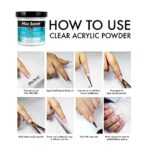 Mia Secret Clear Acrylic Powder (4oz) - Image 7