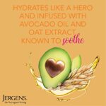 Jergens Oil-Infused Smoothing Avocado Moisturizer, 16.8 Fluid Ounces, with Avocado Oil and Oat Extract, for Visibly Replenished Skin, for All Skin Types - Image 11
