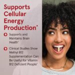 Jarrow Formulas Extra Strength Methyl B-12 1000 mcg - Dietary Supplement - 100 Lemon Flavored Chewable Tablets - Bioactive Vitamin B-12 - Supports Cellular Energy Production, Sleep & Brain Health - Image 6