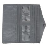 Big Skinny Women's Leather Slimvelope Tri-Fold Checkbook Slim Wallet, Holds Up to 40 Cards, Lightweight,slim, Graphite Cobble - Image 7