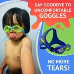 Frogglez Pain-Free Swim Goggles for Kids Under 10 (Ages 3-10), No Hair Pulling, Recommended by Olympic Swimmers - Image 6