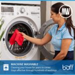 12" x 12" Buff Pro Multi-Surface Microfiber Cleaning Cloths | Black - 12 Pack | Premium Microfiber Towels for Cleaning Glass, Kitchens, Bathrooms, Automotive, Supplies & Products - Image 2