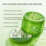 Aloderma Organic Aloe Vera Gel for Face & Body, Made within 12 Hours of Harvest, 96% Pure Aloe Vera Gel for Skin, Scalp, & Hair, Soothing Aloe Face Moisturizer, Multipurpose, Hydrating Aloe Gel, 7oz - Image 8