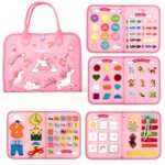 Busy Board for Toddlers Boys Girls Montessori Toys for 2 Year Old - 7 in 1 Preschool Learning Activities Toddler Travel Toys for Ages 2-4 with Life Skill, Alphabet, Number, Shape, Color,Animal,Weather - Image 2
