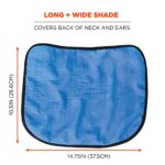 Ergodyne Chill-Its 6670CT Evaporative Cooling Hard Hat Neck Shade,Lime - Image 3