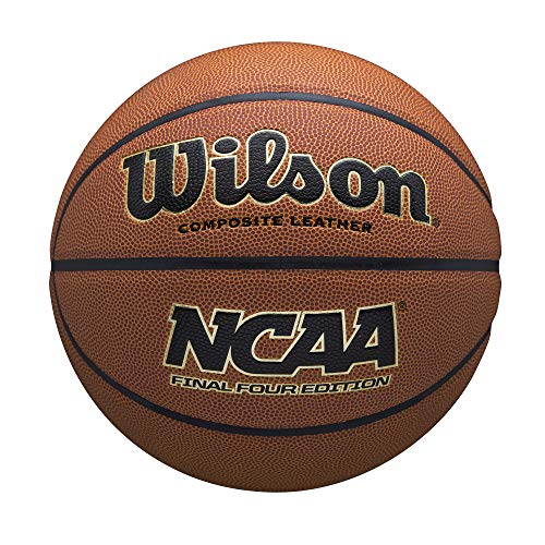 51gugmLAF0L-1.jpg WILSON Sporting Goods WILSON NCAA Final Four Edition Basketball, Official - 29.5",WTB1233,Brown - Image 1