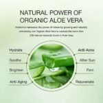 Aloderma Organic Aloe Vera Gel for Face & Body, Made within 12 Hours of Harvest, 96% Pure Aloe Vera Gel for Skin, Scalp, & Hair, Soothing Aloe Face Moisturizer, Multipurpose, Hydrating Aloe Gel, 7oz - Image 5