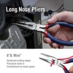 7-piece Workpro Pliers Set with Groove Joint, Long Nose, Slip Joint, Linesman, and Diagonal Pliers for DIY & Home Use - Image 5