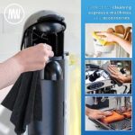 12" x 12" Buff Pro Multi-Surface Microfiber Cleaning Cloths | Black - 12 Pack | Premium Microfiber Towels for Cleaning Glass, Kitchens, Bathrooms, Automotive, Supplies & Products - Image 3