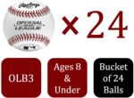 Rawlings | Official League Recreational Use Practice Baseballs | Youth/8U | OLB3 | Bucket | 24 Count - Image 9