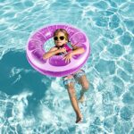 FindUWill 6 Pack Pool Floats Kids, Pool Swim Tubes Rings(4 Pack) - 4Pcs Inflatable Big Floaties Beach Swimming Toys with 2Pcs Beach Balls for Kids Adults Raft Floaties Toddlers - Image 9