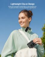 PQRQP Wireless Microphone for iPhone, iPad, Android(Lightning/USB C), Dual Microphones 20 H Battery Life, Mini Microphone, Cordless Double Mics for Video Recording, YouTube, TikTok, 164FT - Image 4