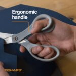 FISKARS All Purpose Scissors - High Performance and Designed for Comfort and Cutting - Sharp to Cut but Soft to Hold. Perfect for Art, Crafts and the Office - Image 3