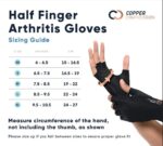 Copper Compression Arthritis Gloves - Orthopedic Brace - Copper Infused Fingerless Glove for Arthritis Pain, RSI, Rheumatoid, Tendonitis, Hand Pain, Computer Typing. Fits Women & Men - 1 Pair (Medium) - Image 6