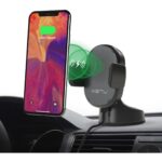 Kenu Airbase Car Phone Mount Wireless Charger - Windshield, Dashboard, Desk Phone Holder - Suction Cup and 360 Degree Pivot, Qi Fast-Charging - Use with Latest iPhones, Samsung and Androids - Image 8