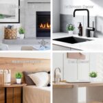 Der Rose 4 Packs Small Fake Plants Mini Artificial Faux Plants with Flowers for Home Room Farmhouse Bathroom Decor Indoor - Image 3