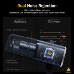 MAONO USB/XLR Dynamic Microphone for Gaming Podcast,Computer PC Microphone with Software-RGB, Mute Button, 48kHz/24bit Podcasting Desktop Mic for Streaming YouTube Video Recording PD100X - Image 6