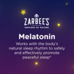 Zarbee's Kids 1mg Melatonin Gummy; Drug-Free & Effective Sleep Supplement for Children Ages 3 and Up; Natural Berry Flavored Gummies; 50 Count - Image 8