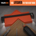 VARSK Contour Gauge Profile Tool with Light 5+10 Inch - Super Gauge Shape and Outline Tool, Gifts for Men Dad Him, Cool Gadgets for Men DIY Handyman, Home Improvement Measuring Woodworking Tools - Image 6