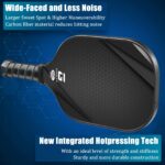 GARYE Pickleball Paddles Set of 2, USAPA Approved Carbon Fiber Pickleball Set, Lightweight Graphite Rackets 2 Pack with 6 Balls, 1 Pickleball Bag for Men and Women - Image 2