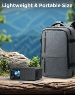 CiBest Mini Projector, 2025 Upgraded Full HD 1080P Support Video Projector, Portable Small Movie Projector, Compatible with iOS/Android/Windows/TV Stick/Box/USB/HDMI - Image 4