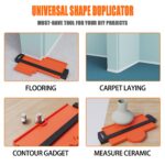VARSK Contour Gauge Profile Tool with Light 5+10 Inch - Super Gauge Shape and Outline Tool, Gifts for Men Dad Him, Cool Gadgets for Men DIY Handyman, Home Improvement Measuring Woodworking Tools - Image 4