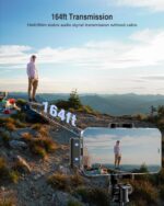 PQRQP Wireless Microphone for iPhone, iPad, Android(Lightning/USB C), Dual Microphones 20 H Battery Life, Mini Microphone, Cordless Double Mics for Video Recording, YouTube, TikTok, 164FT - Image 8