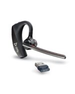 Poly Voyager 5200 UC Wireless Headset & Charging Case (Plantronics) - Single-Ear Headset w/Noise-Canceling Mic - Connect Mobile/Mac/PC via Bluetooth - Works w/Teams, Zoom
