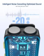 PQRQP Wireless Microphone for iPhone, iPad, Android(Lightning/USB C), Dual Microphones 20 H Battery Life, Mini Microphone, Cordless Double Mics for Video Recording, YouTube, TikTok, 164FT - Image 9