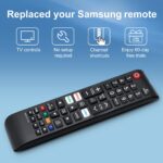 【Pack of 2】 New Universal Remote for All Samsung TV Remote, Replacement Compatible for All Samsung Smart TV, LED, LCD, HDTV, 3D, Series TV - Image 6