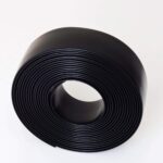KOMORAX Black 2" Wide 20' Length Chair Vinyl Strap Strapping for Patio Lawn Garden Outdoor Furniture Matte Finish Color - Image 3