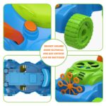 Lydaz Bubble Lawn Mower for Toddlers 1-3, Kids Bubble Blower Maker Machine, Outdoor Outside Summer Push Backyard Gardening Toys, Birthday Gifts Toys for Preschool Baby Boys Girls Age 1 2 3+ Year Old - Image 4