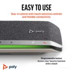 Poly Sync 40 Smart Speakerphone (Plantronics) - Flexible Workspaces - Connect to PC/Mac via USB-A or USB-C and Smartphones via Bluetooth - Works with Teams, Zoom – Amazon Exclusive - Image 4