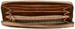 Frye Women's Leather Melissa Zip Wallet, Beige, One Size - Image 2