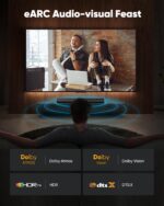 Highwings 8K 10K 4K HDMI 2.1 Cable 48Gbps 6.6FT/2M, Certified Ultra High Speed HDMI Cable Braided Cord-4K@120Hz 8K@60Hz, DTS:X, HDCP 2.2 & 2.3, HDR 10 Compatible with Roku TV/PS5/HDTV/Blu-ray - Image 2