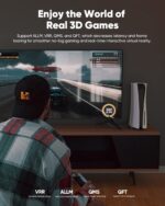 Highwings 8K 10K 4K HDMI 2.1 Cable 48Gbps 6.6FT/2M, Certified Ultra High Speed HDMI Cable Braided Cord-4K@120Hz 8K@60Hz, DTS:X, HDCP 2.2 & 2.3, HDR 10 Compatible with Roku TV/PS5/HDTV/Blu-ray - Image 6