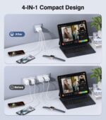 [2-Pack] 40W USB C Wall Plug, 4 Port Fast Charging Block PD 3.0 Multi Port Type C Adapter Cube for iPhone 16/15/14/13/12/11 Pro Max Plus/XR/SE,iPad/Pro/Mini/Air,AirPods4,watch10,Galaxy S25/S24,Ultra - Image 2