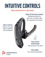 Poly Voyager 5200 UC Wireless Headset & Charging Case (Plantronics) - Single-Ear Headset w/Noise-Canceling Mic - Connect Mobile/Mac/PC via Bluetooth - Works w/Teams, Zoom - Image 6