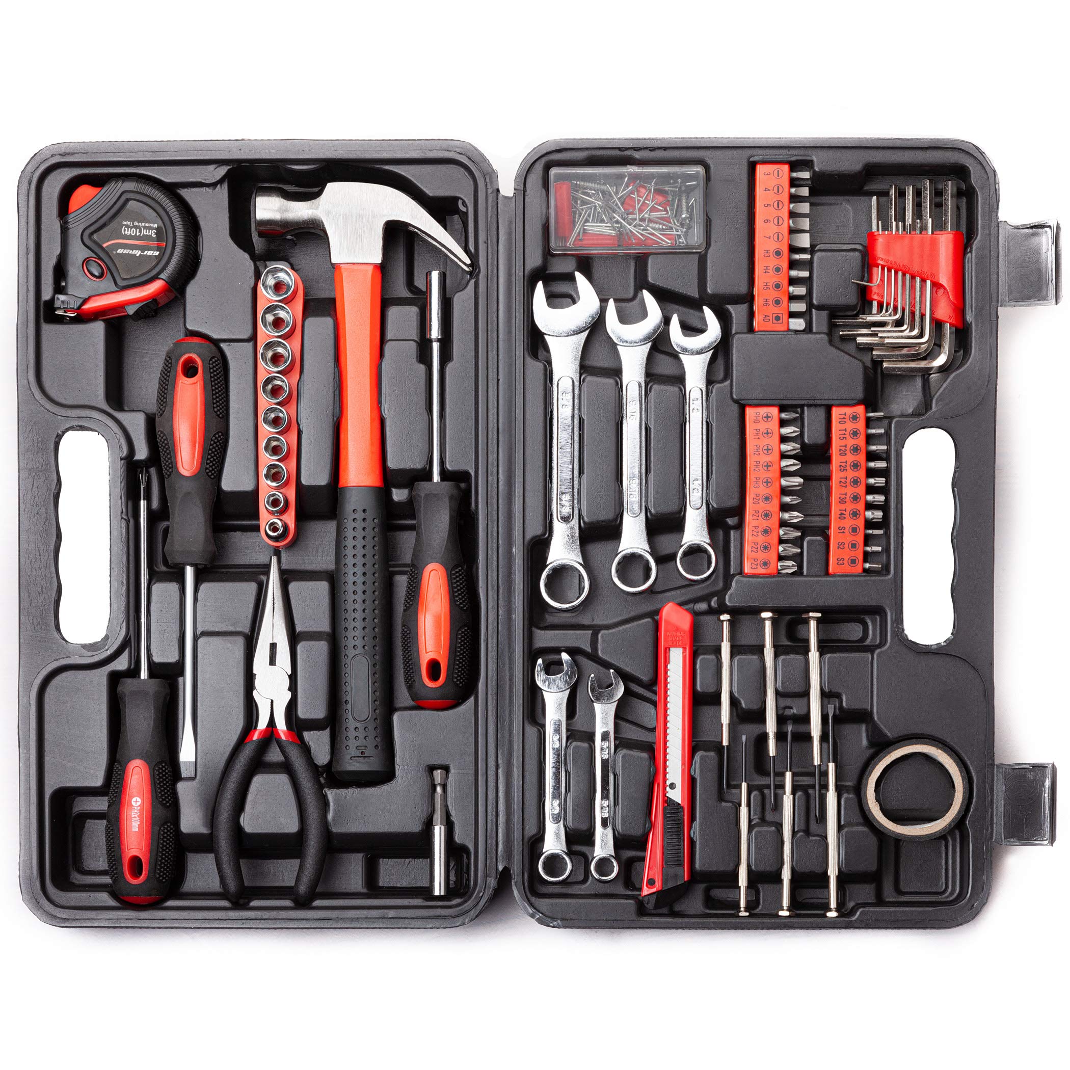 Version 1.0.0 CARTMAN 148 Piece Automotive and Household Tool Set - Perfect for Car Enthusiasts and DIY Home Repairs - Image 1